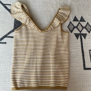 Madewell ruffle tank. Size XS.  NWT